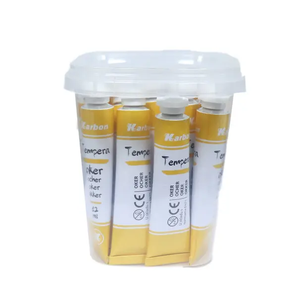 232144-EC Tempera 12 ml KARBON 15/1 u plastičnoj kantici oker P15/360