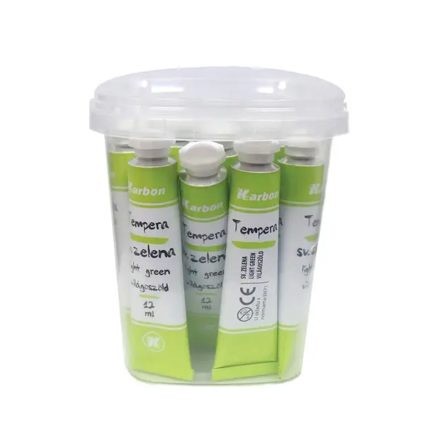 232148-EC Tempera 12 ml KARBON 15/1 u plastičnoj kantici svijetlo zelena P15/360