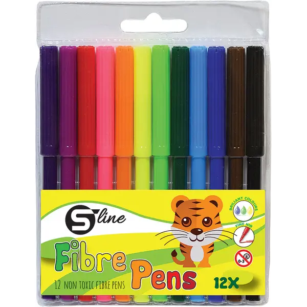 232349-EC Flomasteri 12/1 S-LINE pvc etui bls P24/240