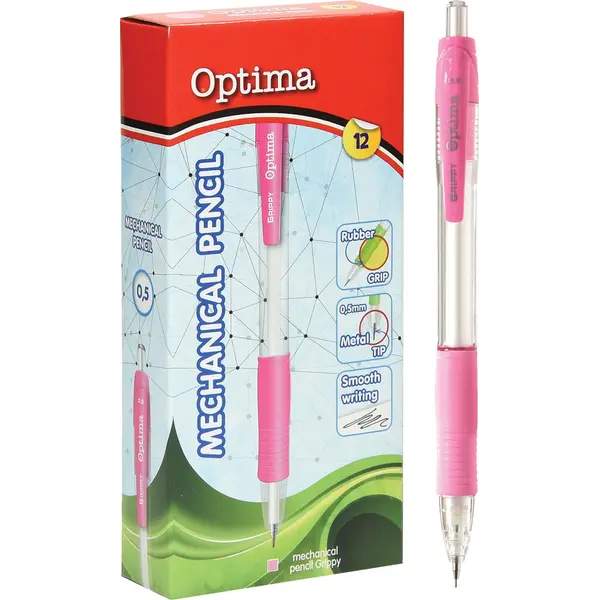 232508-EC Ol.teh. 0,5 OPTIMA Grippy roza 100132  P12/144/1728