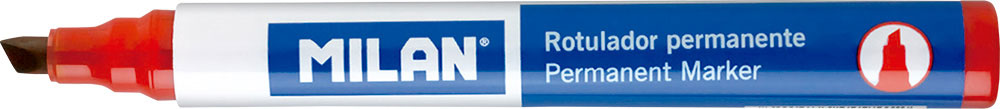 234798-EC Marker perm. MILAN 4mm kosi vrh crveni P12/432
