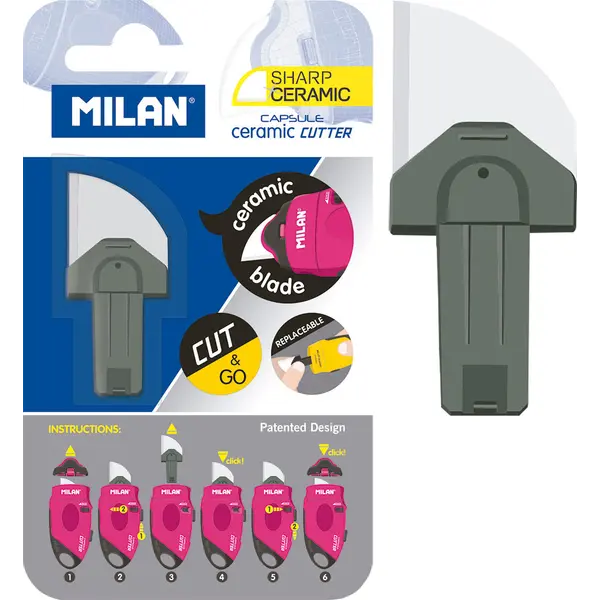 234866-EC Keramički nožić za skalpel MILAN CAPSULE BWM10337 blister P12/96