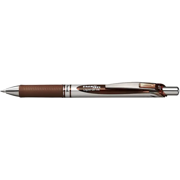 234867-EC Gel pen 0,7 PENTEL EnerGel BL-77-E smeđi P12/576