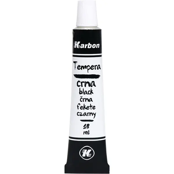 235244-EC Tempera 10/1 18ml KARBON CRNA alu tuba kartonska kutija P10/280