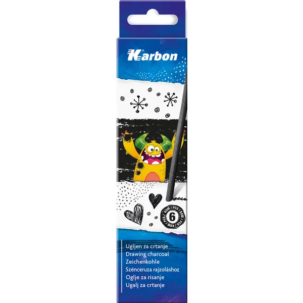 235253-EC Ugljen za crtanje KARBON 6/1 P132