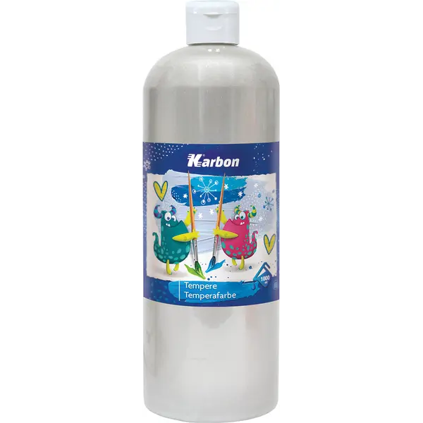 235260-EC Tempera 1000ml boca KARBON srebrna P12