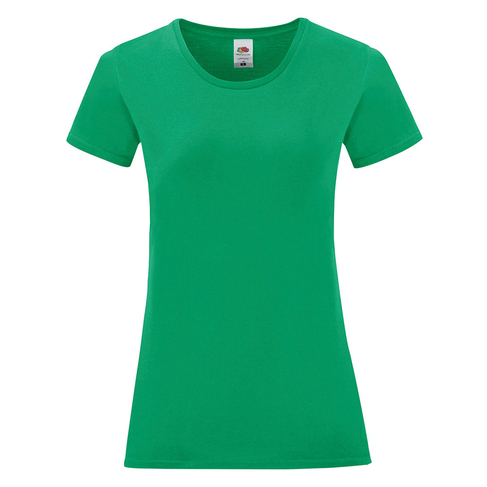 235385-EC Majica FOL T-shirt KR Ladies ICONIC 150g kelly g. zelena L P72