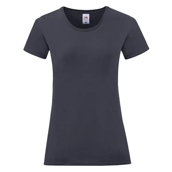 235401-EC Majica FOL T-shirt KR Ladies ICONIC 150g t.plava S P72
