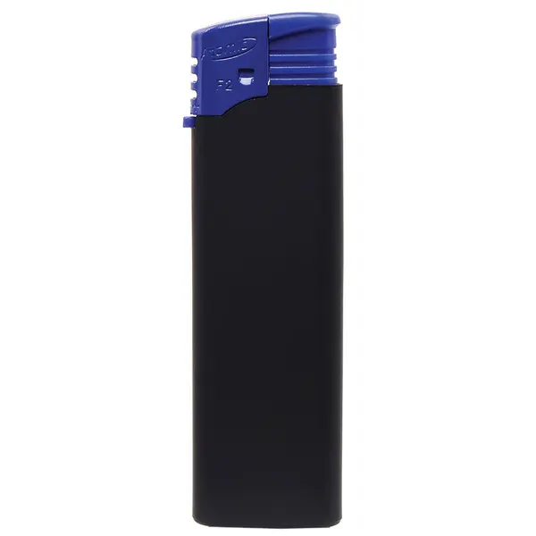 236479-EC Upaljač Atomic F2 RUBBER crno/plavi P50/1000