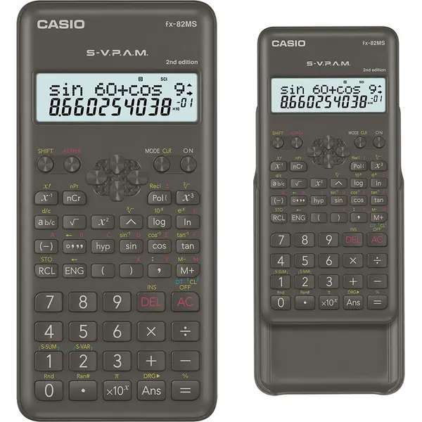 238041-EC Kalkulator CASIO FX-82 MS-2 MOD2 KARTON.PAK (240 fun) bls P10/40