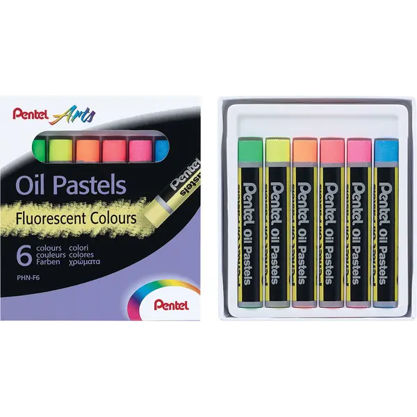 238085-EC Pastele uljne PENTEL PHN-F6 fluo 6/1 P12/144