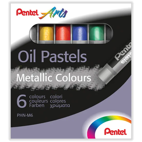 238095-EC Pastele uljne PENTEL PHN-M6 metalic 6/1 P12/144