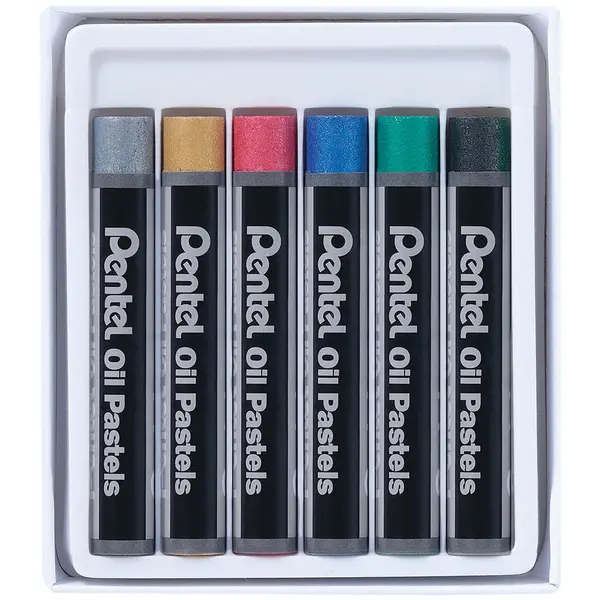 238095-EC Pastele uljne PENTEL PHN-M6 metalic 6/1 P12/144