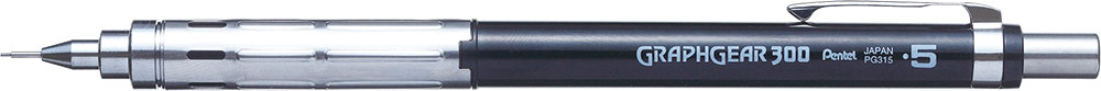 238097-EC Ol.teh. 0,5 PENTEL Graphgear 300 PG315-A crna P12/576