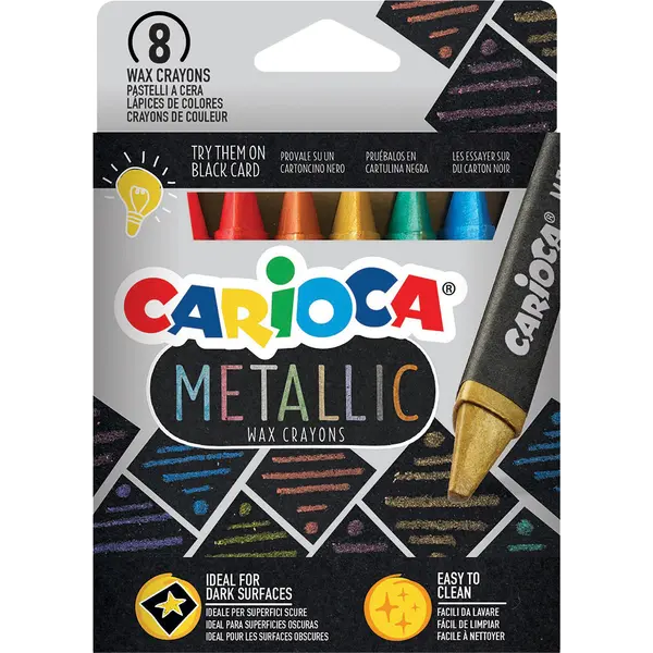 238117-EC Boje voštane 8/1 Carioca Metallic 43163 P12/72