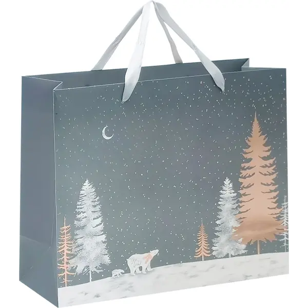 238627-EC Vrećica L natron horiz božićna ekskluziv 32x26x12 cm 77534 P12/120