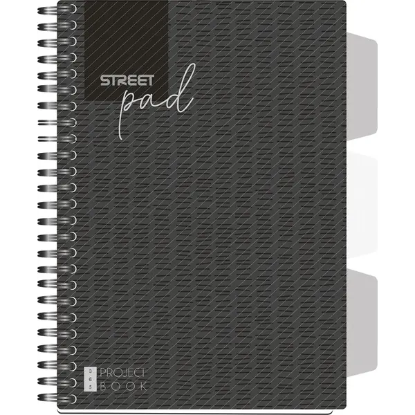 239002-EC Blok kolegij A5/D STREET PAD BLACK 100L sa pregradama 67131 P30