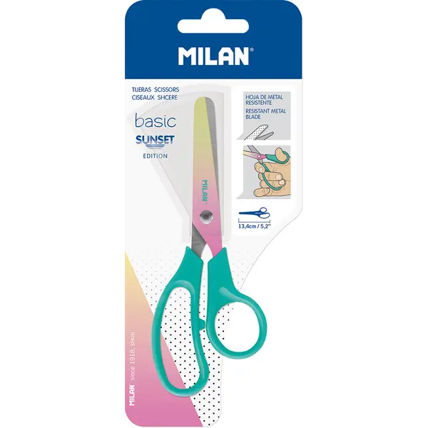 239614-EC Škare MILAN školske Basic Sunset 13,3 cm, bls P12/240