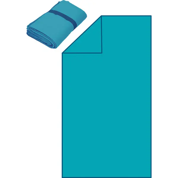 240428-EC Ručnik Active BIG mikrofibra XL 80 x 160 cm azurno plavi