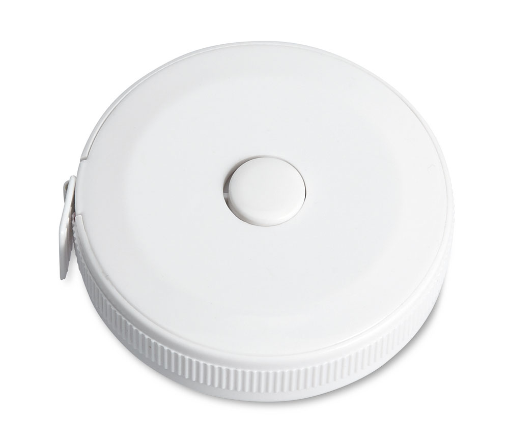 240461-EC Metar krojački Jenny 1M bijeli okrugli ABS plastika fi5x1,4 cm