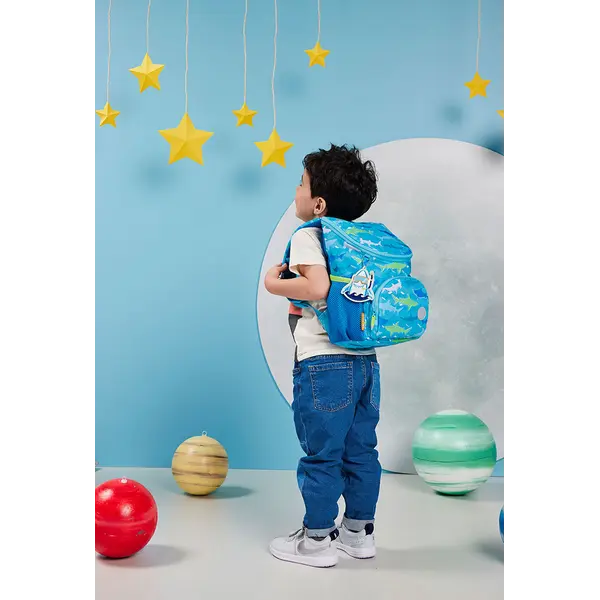 241184-EC Ruksak vrtićki TIGER FAMILY Little Travelers Blue Aquarium P12 NETTO