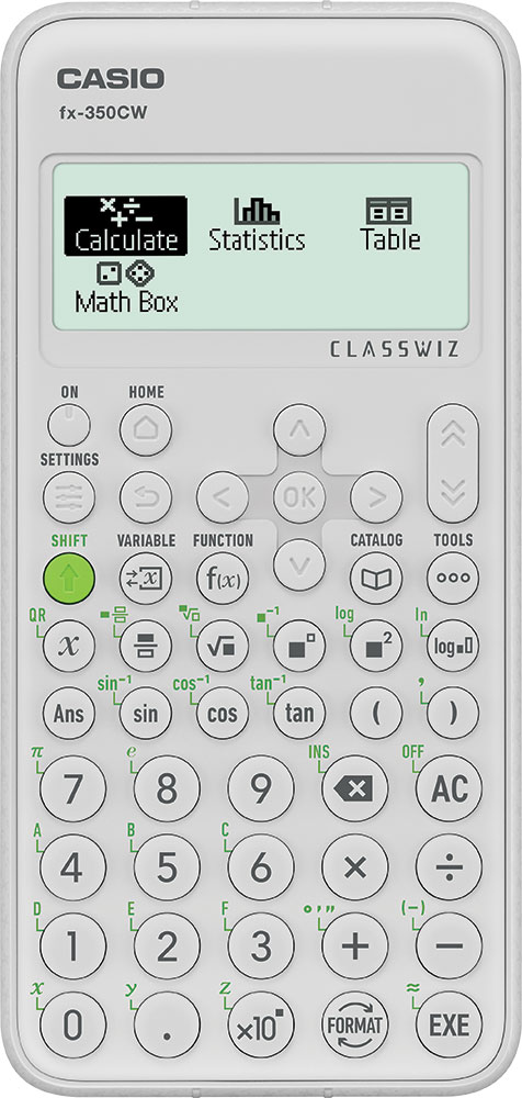 241350-EC Kalkulator CASIO FX-350 CW Classwiz (290+ funk.) P10/40 bls