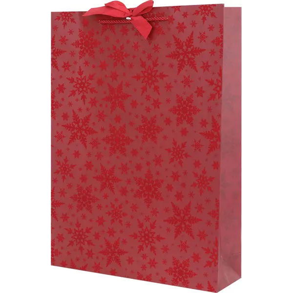 242223-EC Vrećica XL božićna ekskluziv horiz baršun mašna 33x10x45cm 77672 P12/120