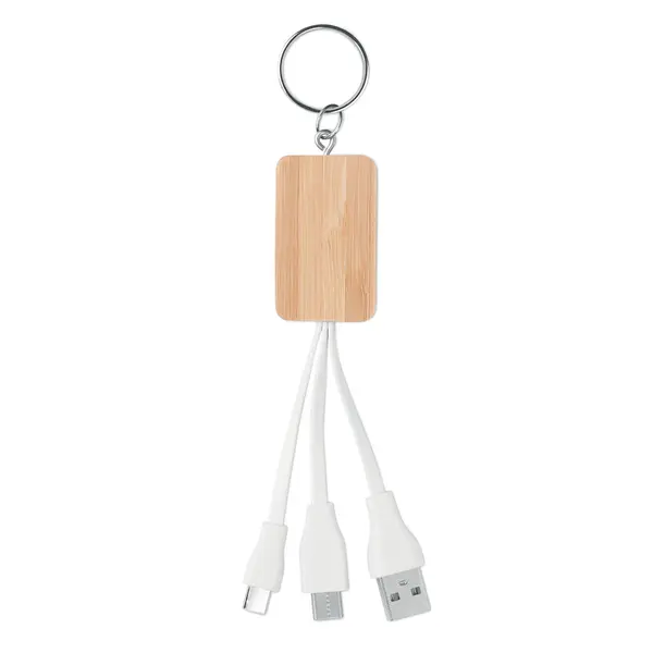 242265-EC Set kablova Clauer na privjesku od bambusa