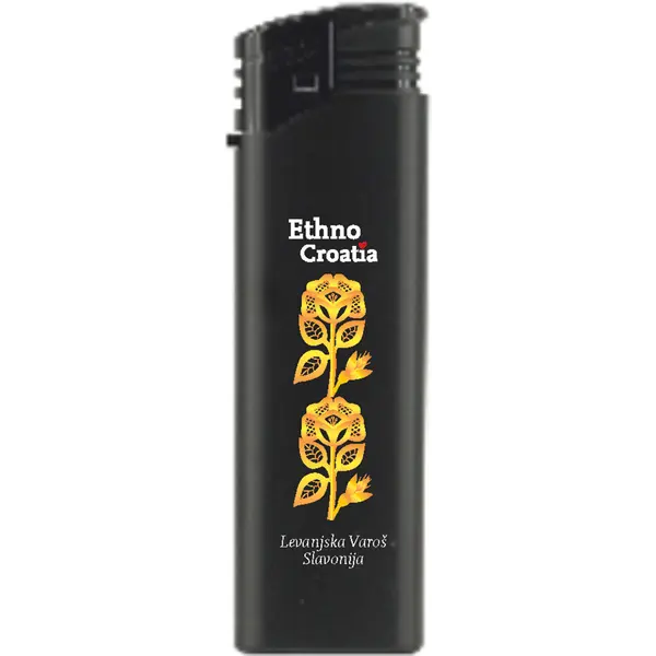 242395-EC Upaljač ATOMIC F2 Ethno Croatia Levanjska Varoš crni
