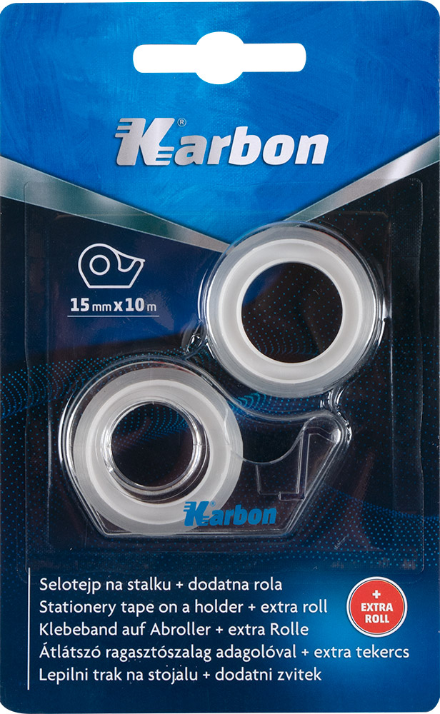 242474-EC Selotejp 15/10 KARBON na stalku + extra rola bls P12/144