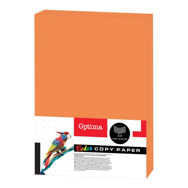 242669-EC Papir fotok.OPTIMA A4 intenziv ORANGE 80gr. 500/1 DC105 P5