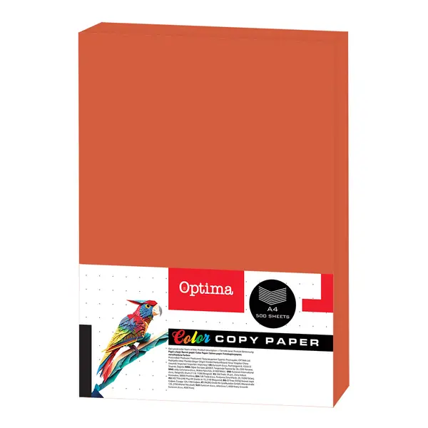 242672-EC Papir fotok.OPTIMA A4 intenziv SAFFRON 80gr. 500/1 DC203 P5