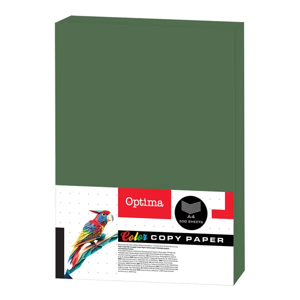 242680-EC Papir fotok.OPTIMA A4 intenziv DEEP GREEN 80gr. 500/1 UC402 P5