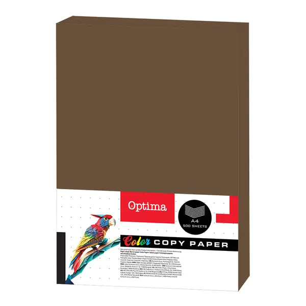 242681-EC Papir fotok.OPTIMA A4 intenziv COFFEE 80gr. 500/1 UC404 P5
