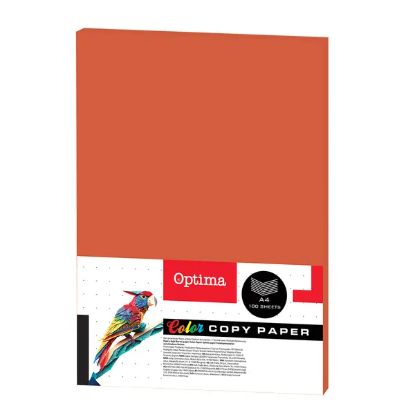242689-EC Papir fotok. OPTIMA A4 intenziv SAFFRON 80gr. 100/1 DC203 P22