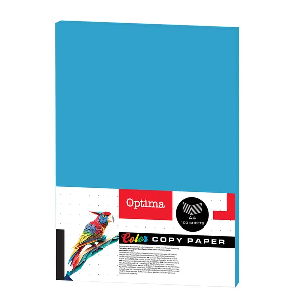 242691-EC Papir fotok. OPTIMA A4 intenziv TURQUOISE 80gr. 100/1 DC205 P22