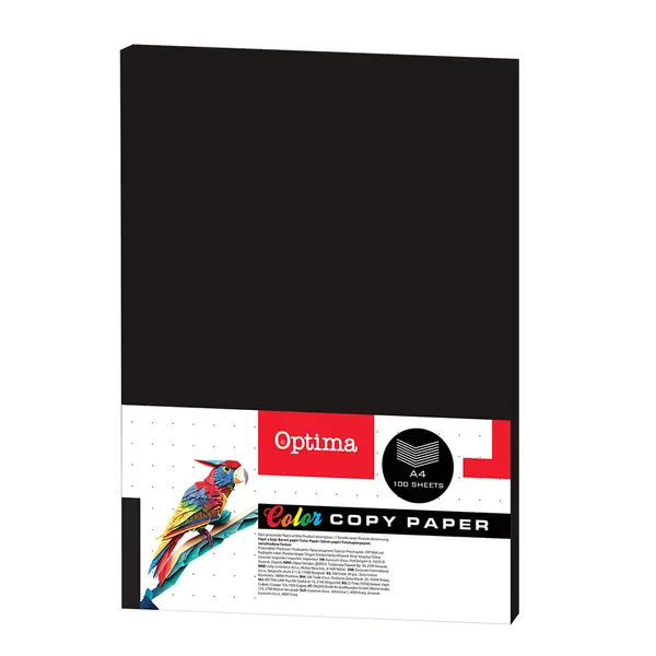 242699-EC Papir fotok. OPTIMA A4 intenziv BLACK 80gr. 100/1 UC405 P22