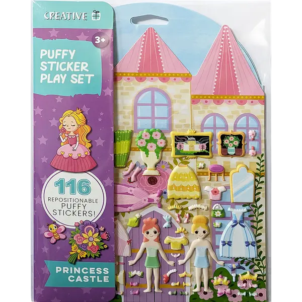 242710-EC Set za igranje puffy naljepnice 2D PRINCEZIN DVORAC P50