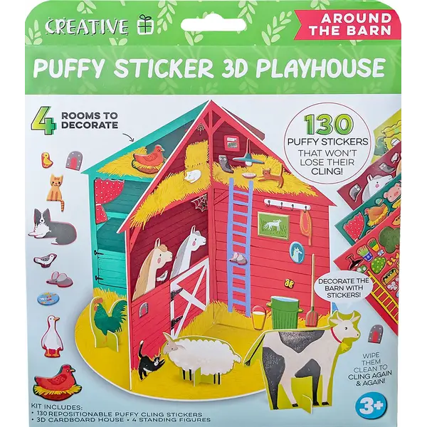 242713-EC Set za igranje puffy naljepnice 3D FARMA 778035 P10