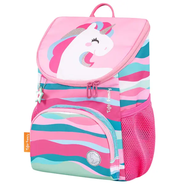 242909-EC Ruksak vrtićki TIGER FAMILY Little Travelers Glitterlocks P12 NETTO