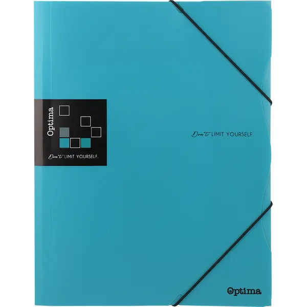 242974-EC Fascikl pvc s gumicom A4 OPTIMA Office petrolej 120363 P20/120
