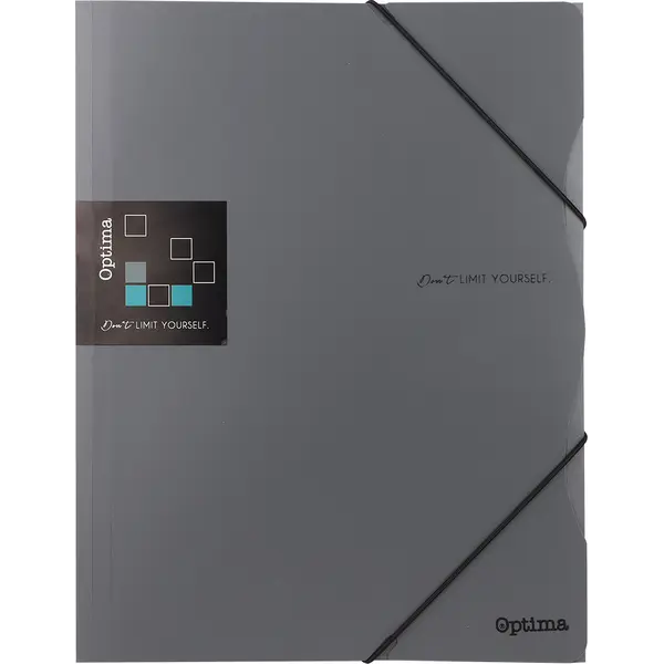 242975-EC Fascikl pvc s gumicom A4 OPTIMA Office siva 120395 P20/120
