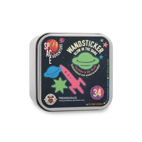 243091-EC Zidna naljepnica, svjetli u mraku SPACE ADVENTURE P8/80 NETTO