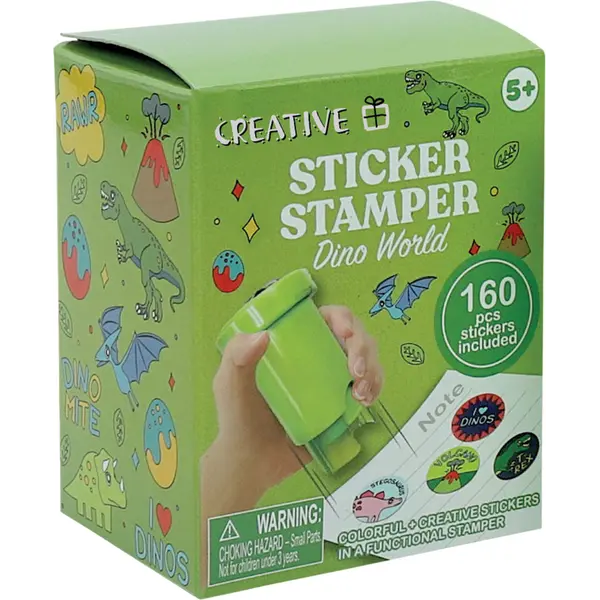 243538-EC Set za igranje CREATIVE žig sa naljepnicama Dino World 778064 P24