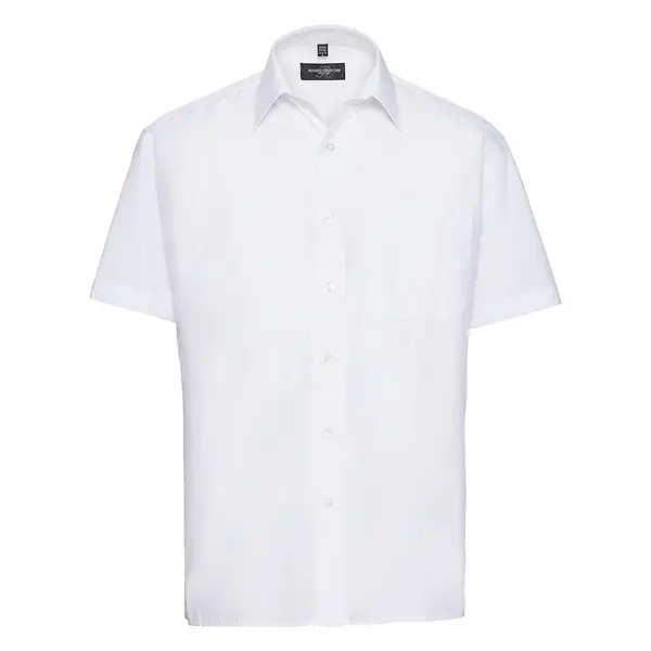 244172-EC Košulja Russell 935M Poplin muška bijela kratki rukav S