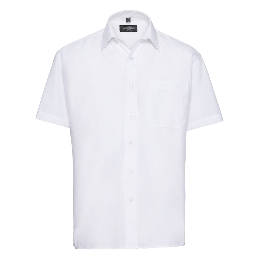244172-EC Košulja Russell 935M Poplin muška bijela kratki rukav S