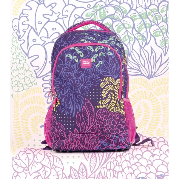 244640-EC Ruksak MILAN Fireflies 2 zipa 21lit 624601FI P5 lila
