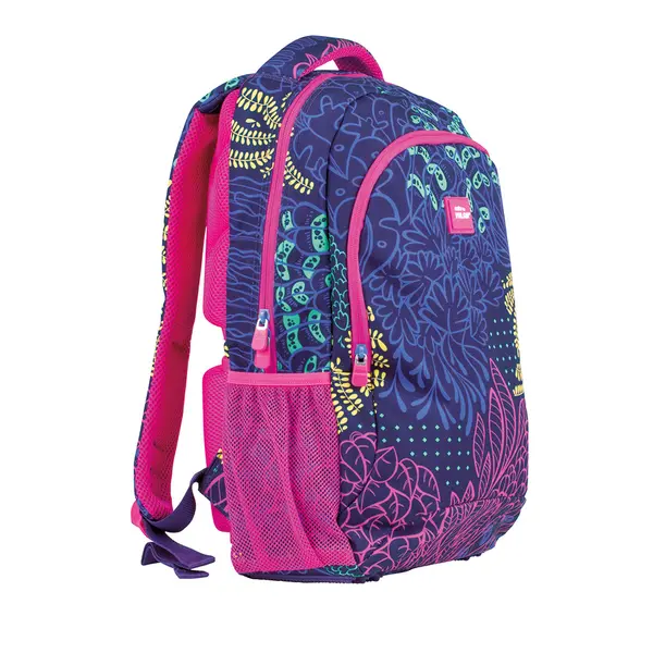 244640-EC Ruksak MILAN Fireflies 2 zipa 21lit 624601FI P5 lila