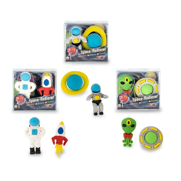 244714-EC Gumica SPACE ADVENTURE set 2 kom, sort P18/288 NETTO
