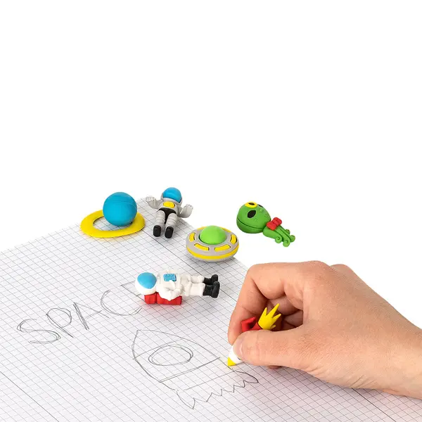 244714-EC Gumica SPACE ADVENTURE set 2 kom, sort P18/288 NETTO
